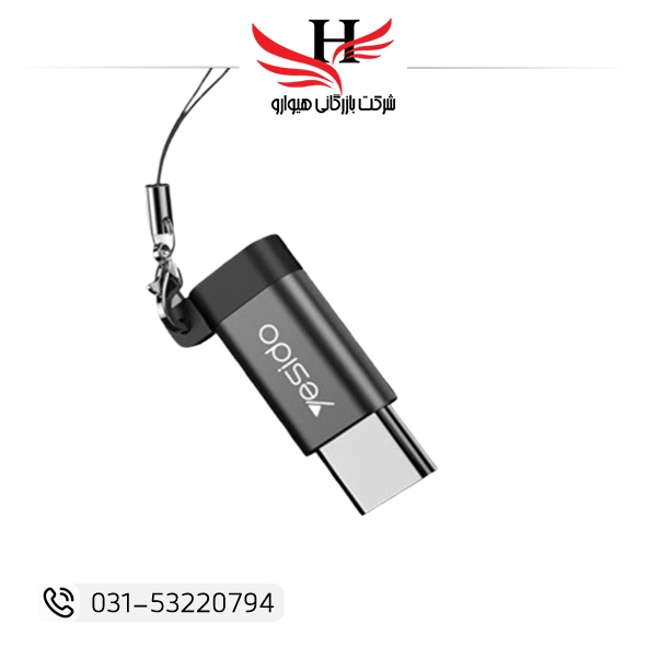 تبديل ميکرو به تايپ سي يسيدو YESIDO-GS04 مبدل Micro USB به Type-C مناسب شارژ و انتقال داده | فروش و پخش عمده مبدل YESIDO توسط هیوارو نمایندگی شهرضا، اصفهان و تهران